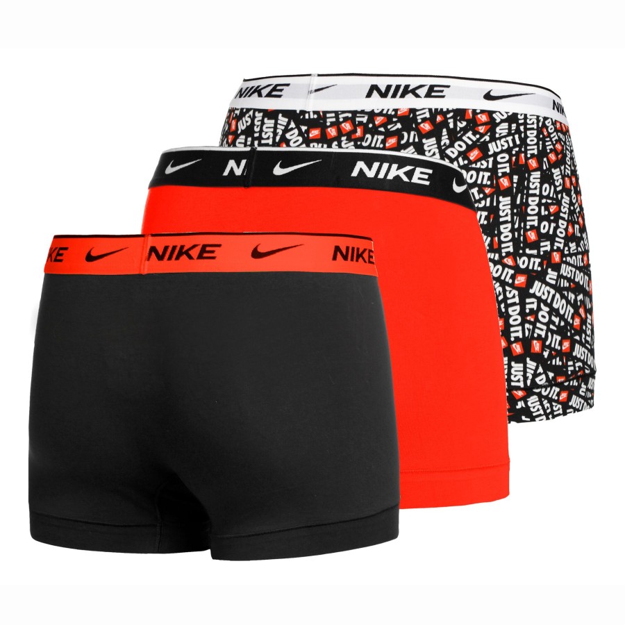 Tenniskleding Nike | Everyday Stretch Trunk Boxershort Verpakking 3 Stuks Heren Veelkleurig