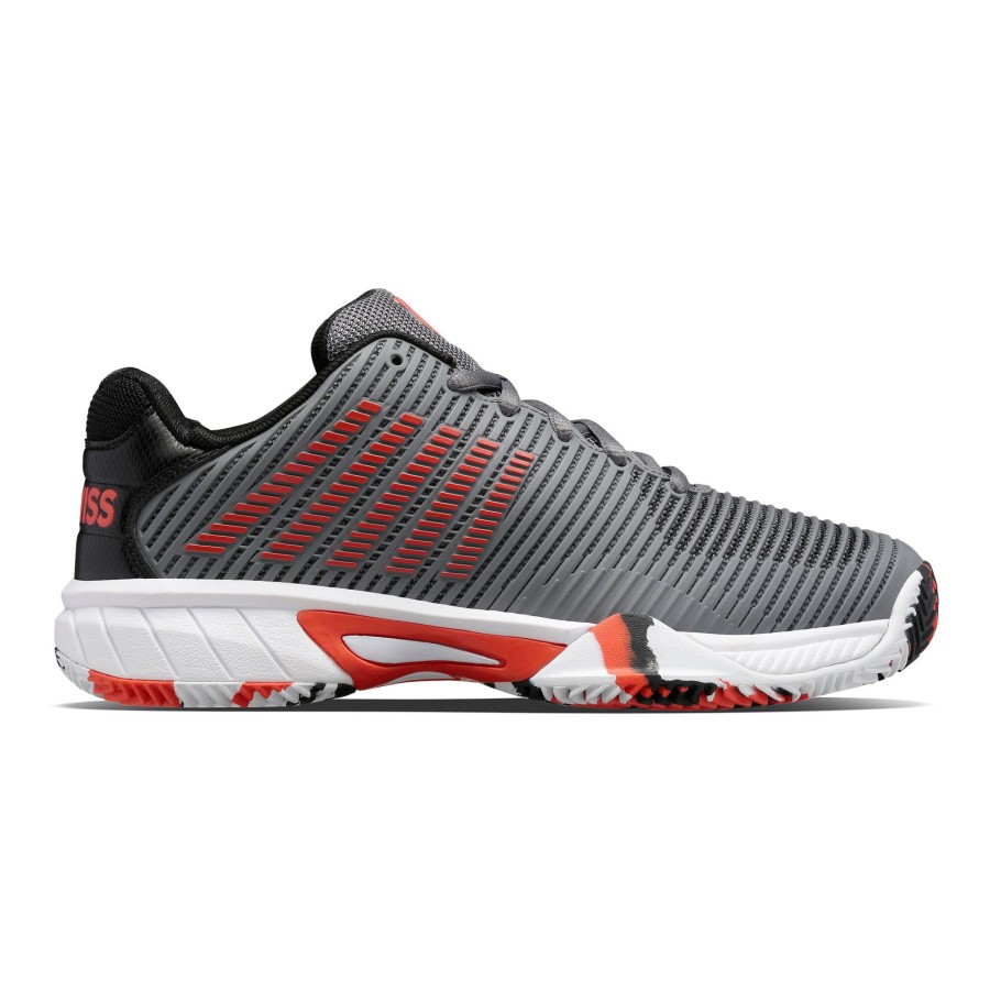 Tennisschoenen K-Swiss | Hypercourt Express 2 Gravelschoen Kinderen Grijs, Oranje