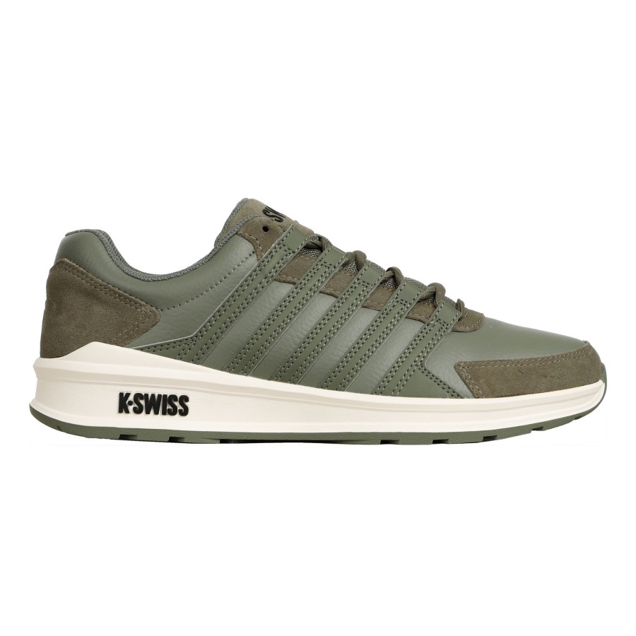 Tennisschoenen K-Swiss | Vista Trainer Vrijtijdsschoen Heren Olijf, Creme