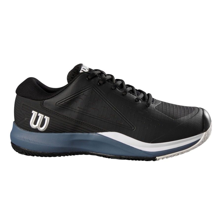 Tennisschoenen Wilson | Rush Pro Ace Gravelschoen Heren Zwart, Blauw