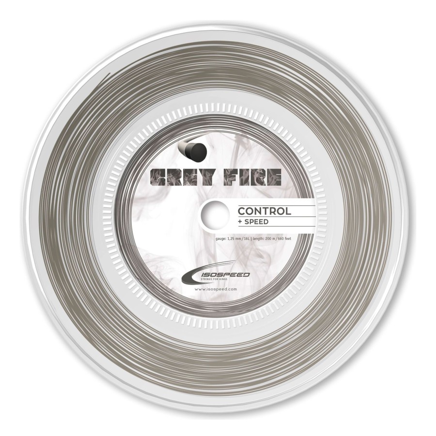 Tennissnaren Isospeed | Grey Fire Rol Snaren 200M