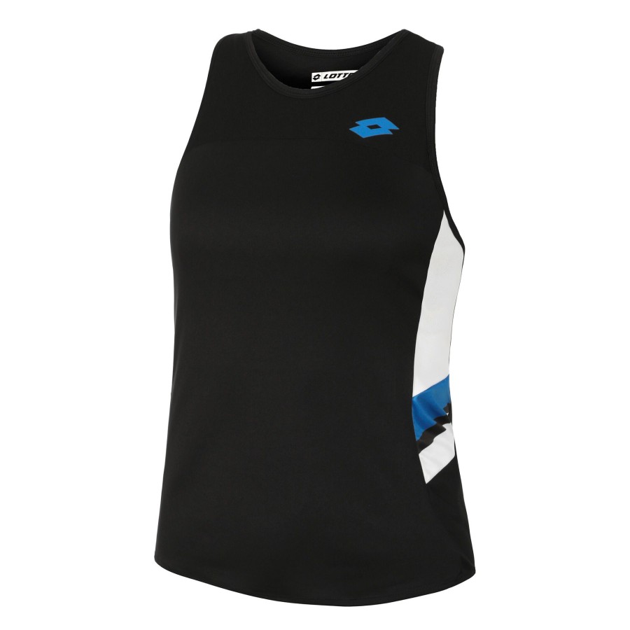 Tenniskleding Lotto | Squadra Iii Tanktop Dames Zwart