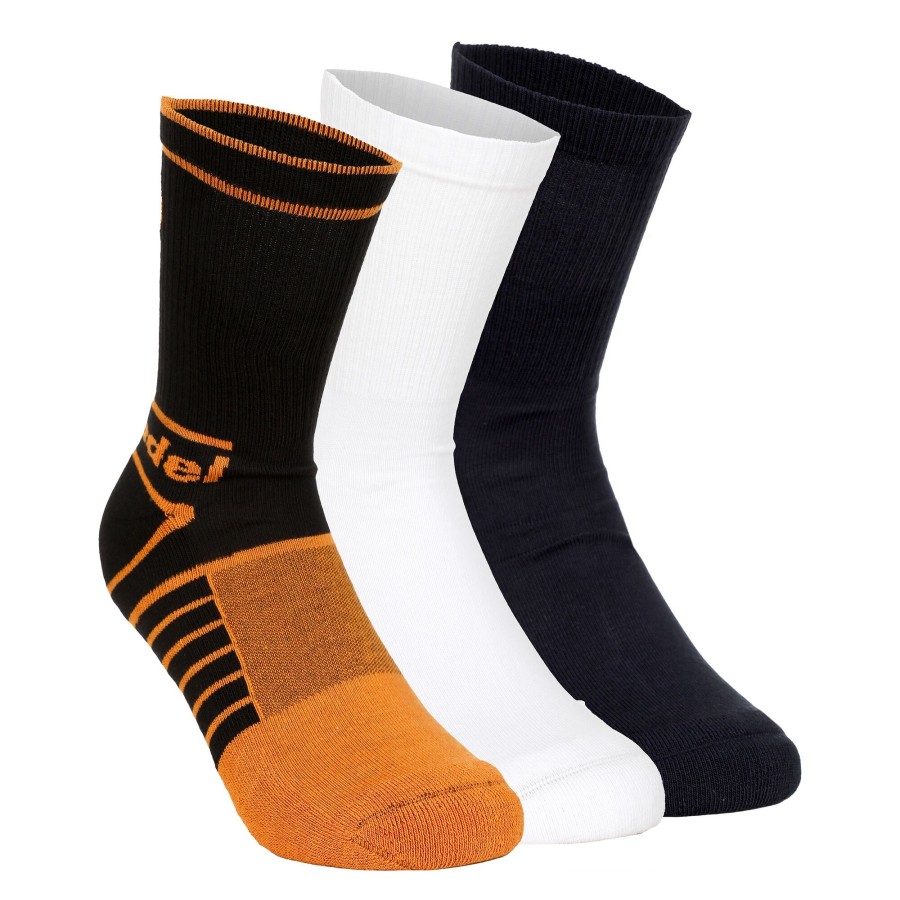 Tenniskleding Bullpadel | Sportsokken Verpakking 3 Stuks Heren