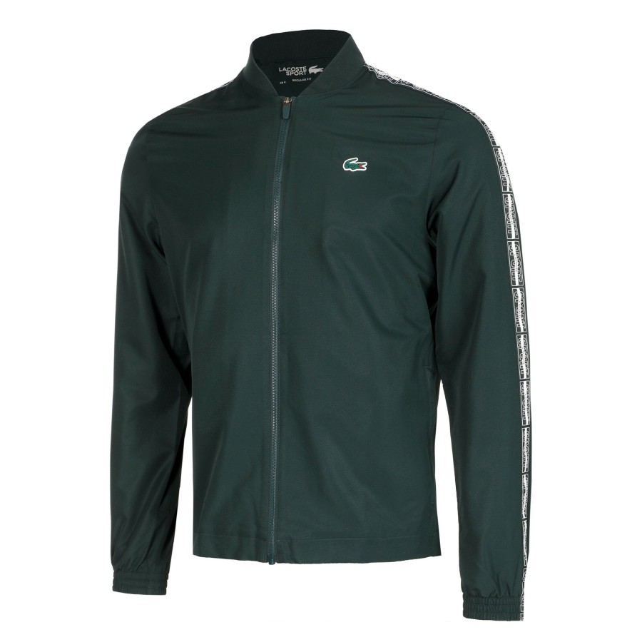 Tenniskleding Lacoste | Technical Capsule Trainingspak Heren Donkergroen