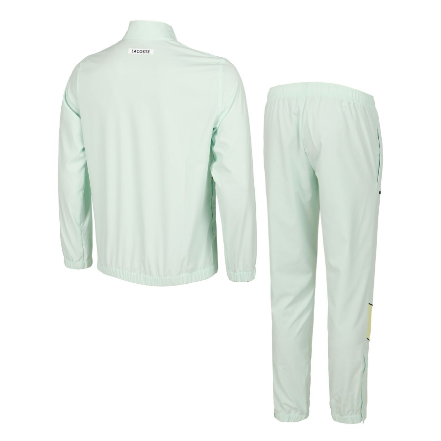 Tenniskleding Lacoste | Players Trainingspak Heren Mint, Limoen