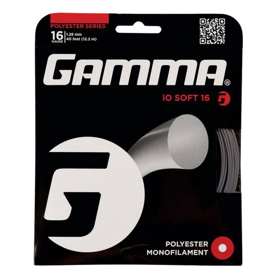 Tennissnaren Gamma | Io Soft Charcoal Set Snaren 12,2M