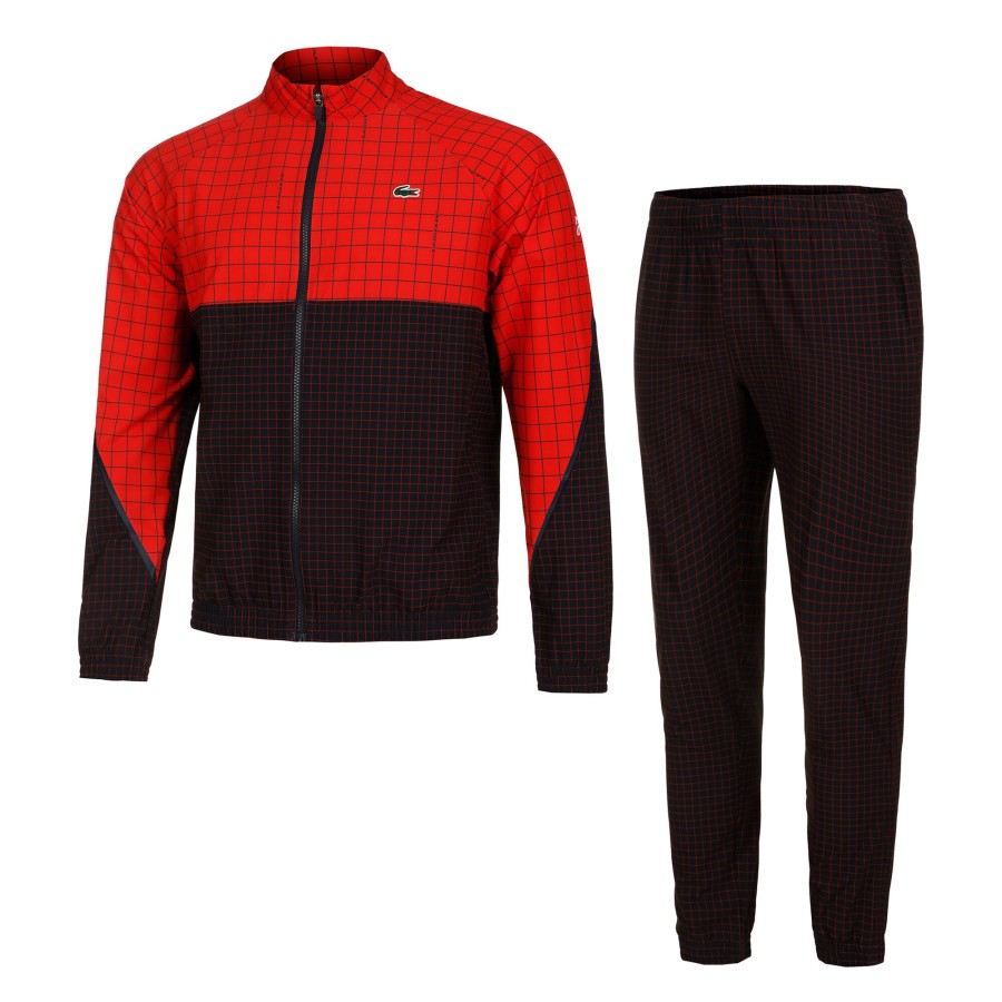 Tenniskleding Lacoste | Heren Rood, Blauw
