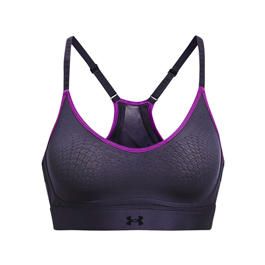 Tenniskleding Under Armour | Infinity Low Sport-Bh Dames Blauw, Paars