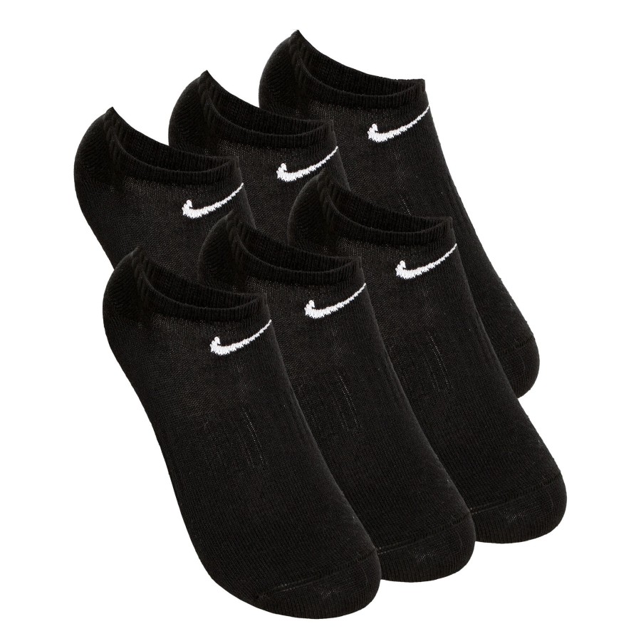Tenniskleding Nike | Everyday Lightweight Tennissokken Verpakking 6 Stuks Zwart, Wit