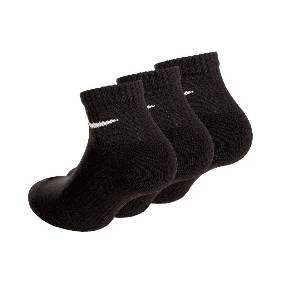 Tenniskleding Nike | Everyday Cush Ankle Sportsokken Verpakking 3 Stuks Zwart, Wit