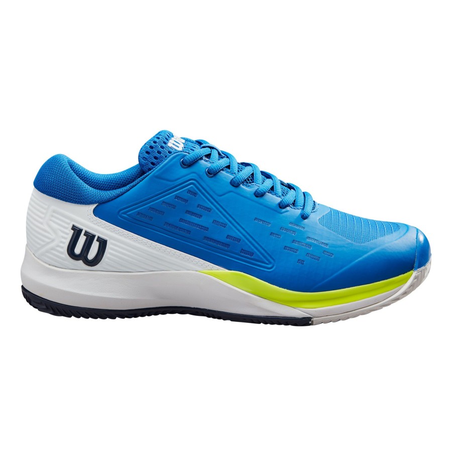 Tennisschoenen Wilson | Rush Pro Ace Gravelschoen Heren Blauw, Wit