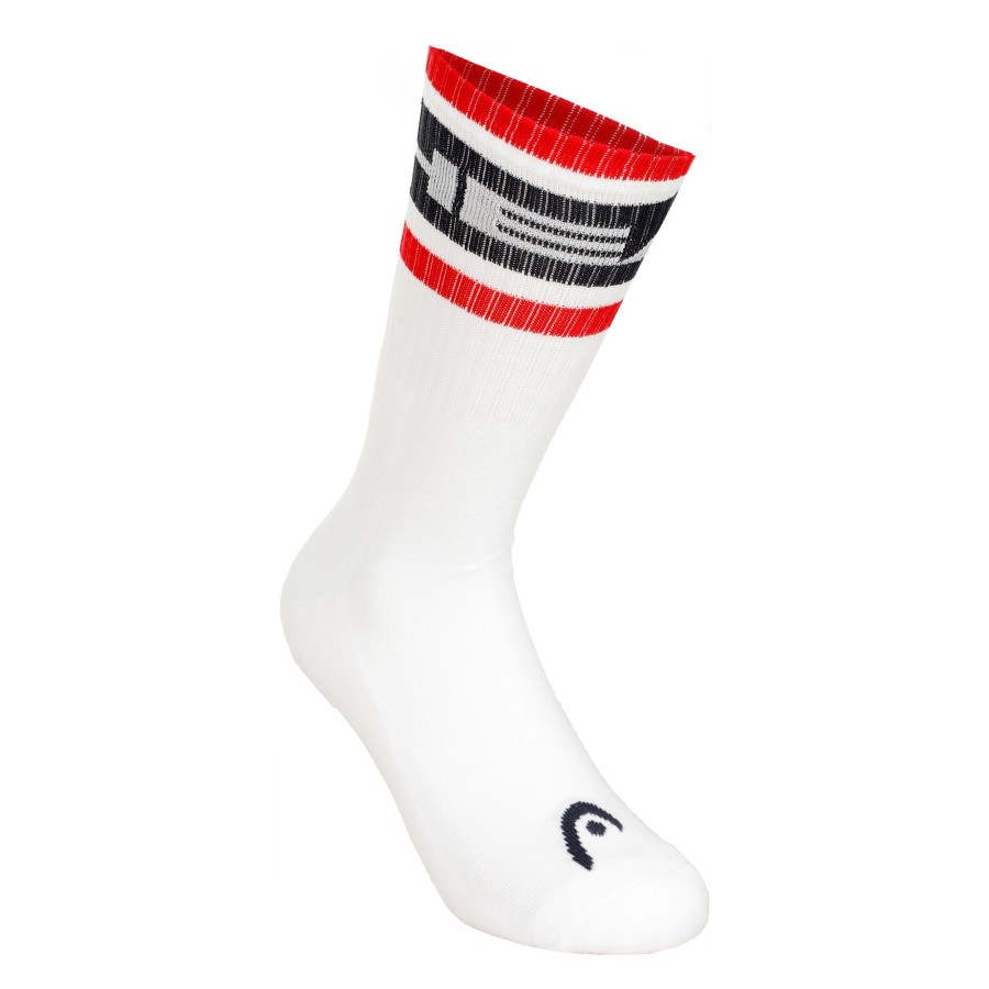 Tenniskleding HEAD | Crew Tennissokken Wit, Veelkleurig