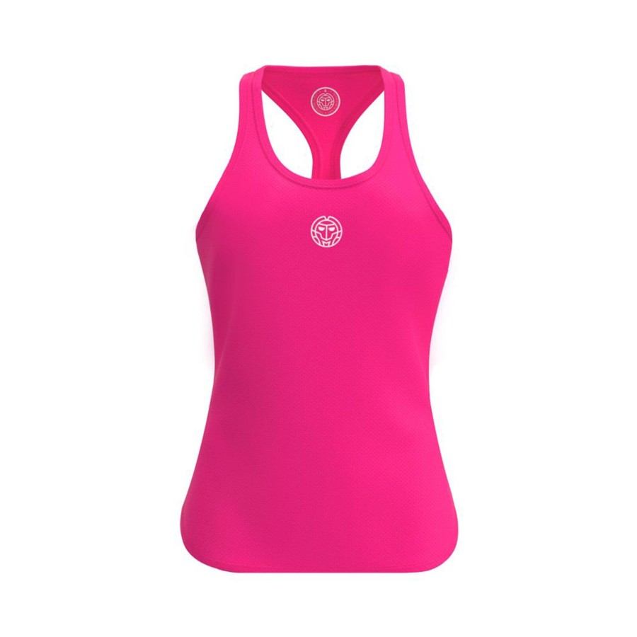 Tenniskleding BIDI BADU | Crew Junior Tanktop Meisjes Pink