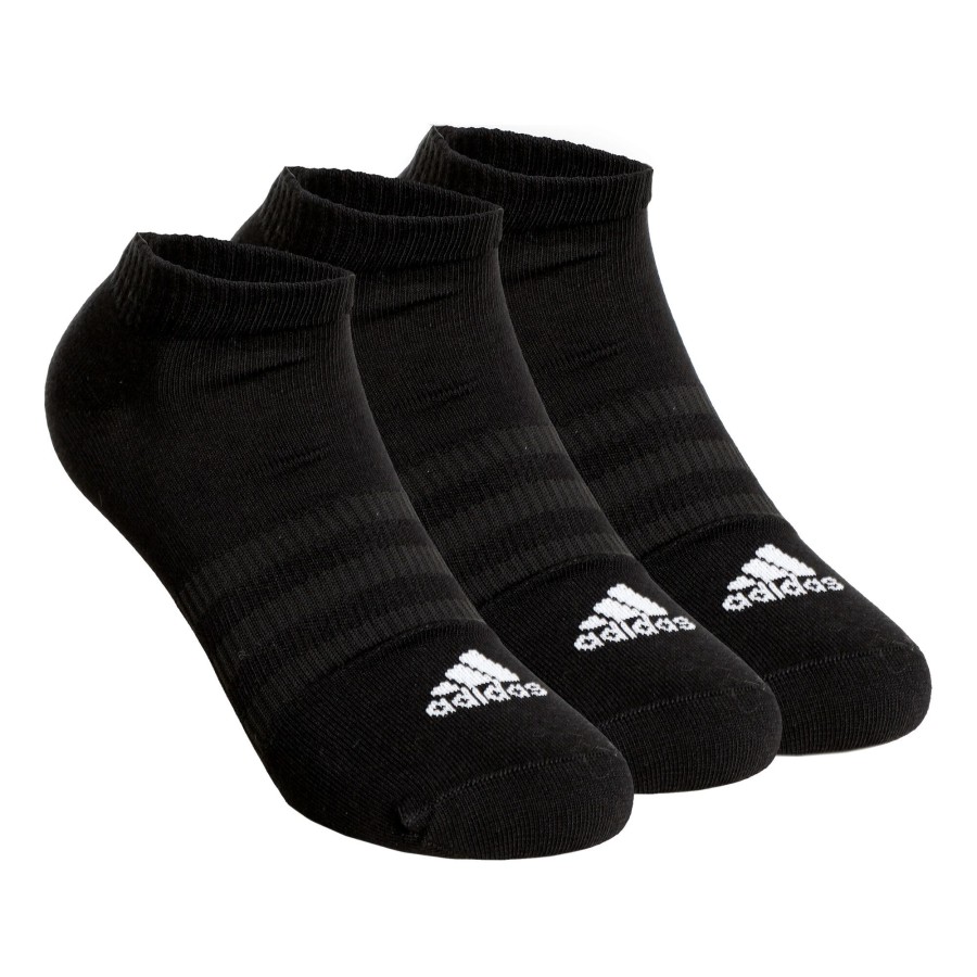 Tenniskleding adidas | Sportswear Low Sportsokken Verpakking 3 Stuks Zwart, Wit