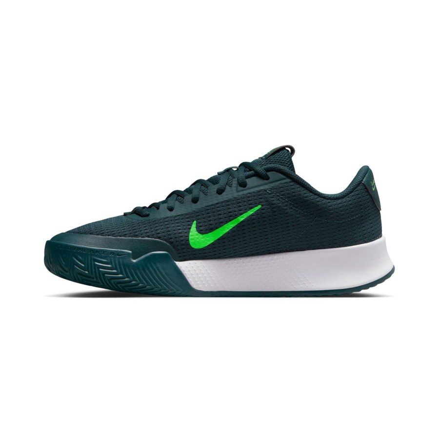 Tennisschoenen Nike | Vapor Lite 2 Gravelschoen Kinderen Donkergroen, Neongroen