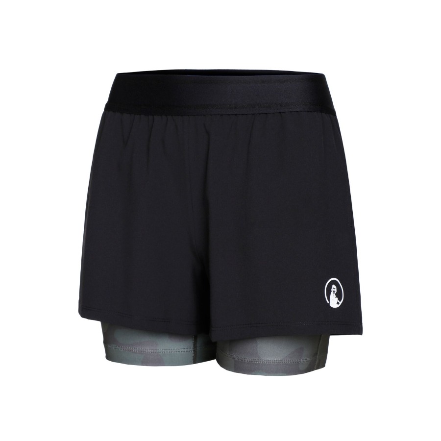 Tenniskleding Quiet Please | Point 2In1 Shorts Dames