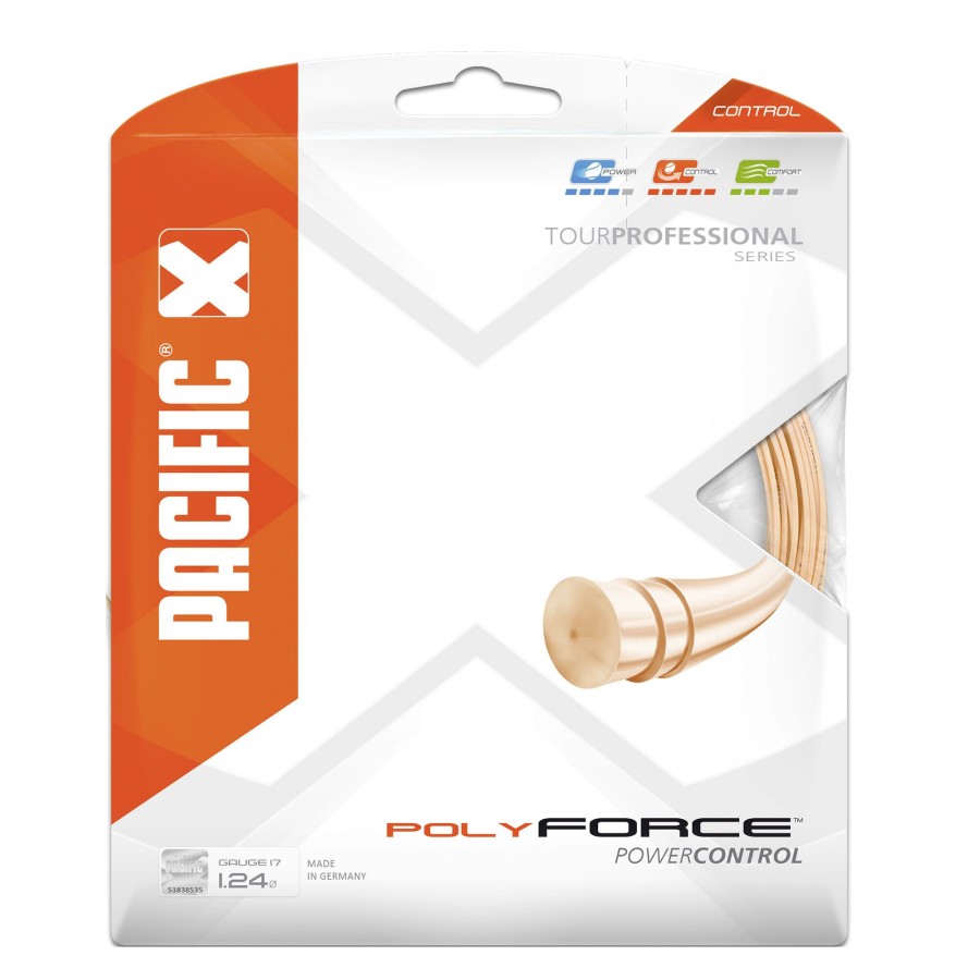 Tennissnaren Pacific | Poly Force Set Snaren 12,2M