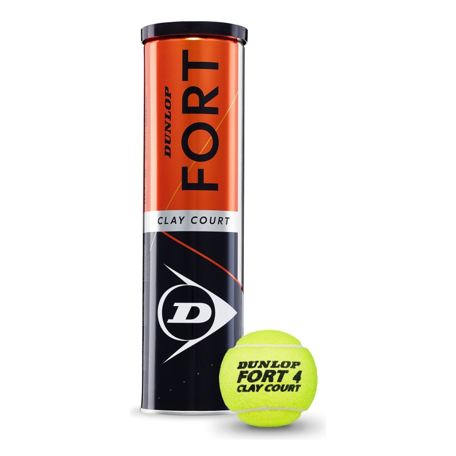 Tennisballen Dunlop | Fort Clay Court Verpakking 4 Stuks