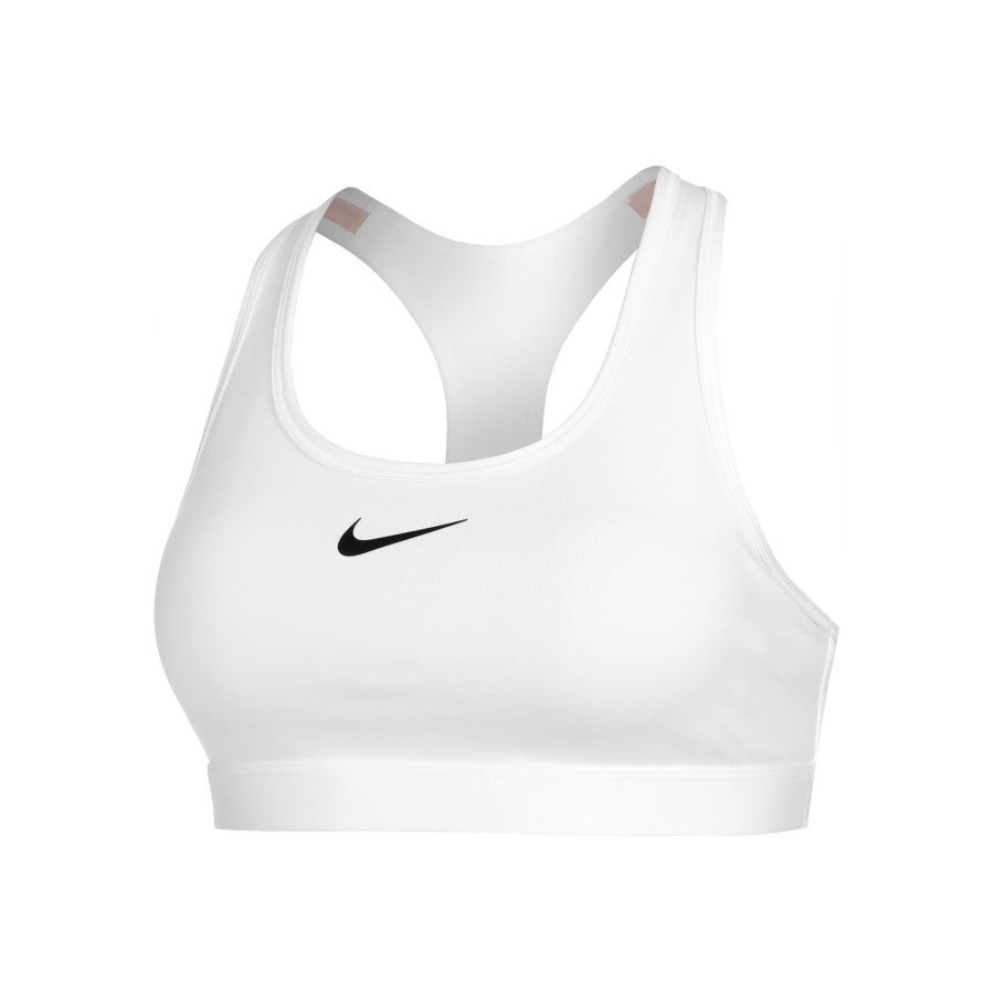 Tenniskleding Nike | Swoosh Medium Sport-Bh Dames Wit
