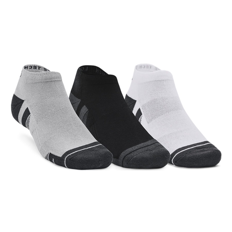 Tenniskleding Under Armour | Performance Tech Low Tennissokken Grijs, Veelkleurig