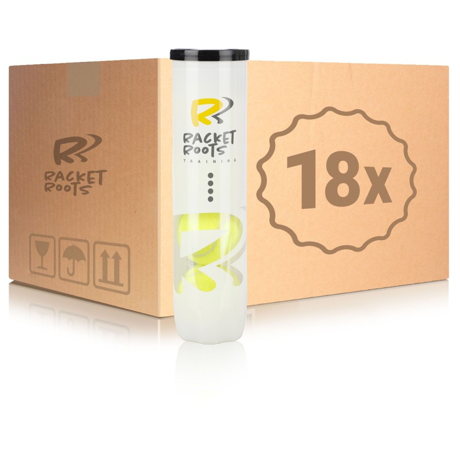 Tennisballen Racket Roots | Training Tennisball 18X Verpakking 4 Stuks