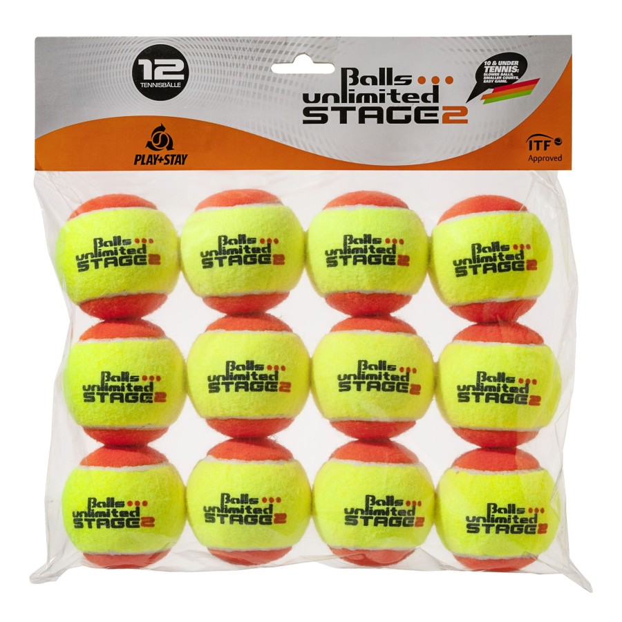 Tennisballen Balls Unlimited | Stage 2 Zak 12 Stuks
