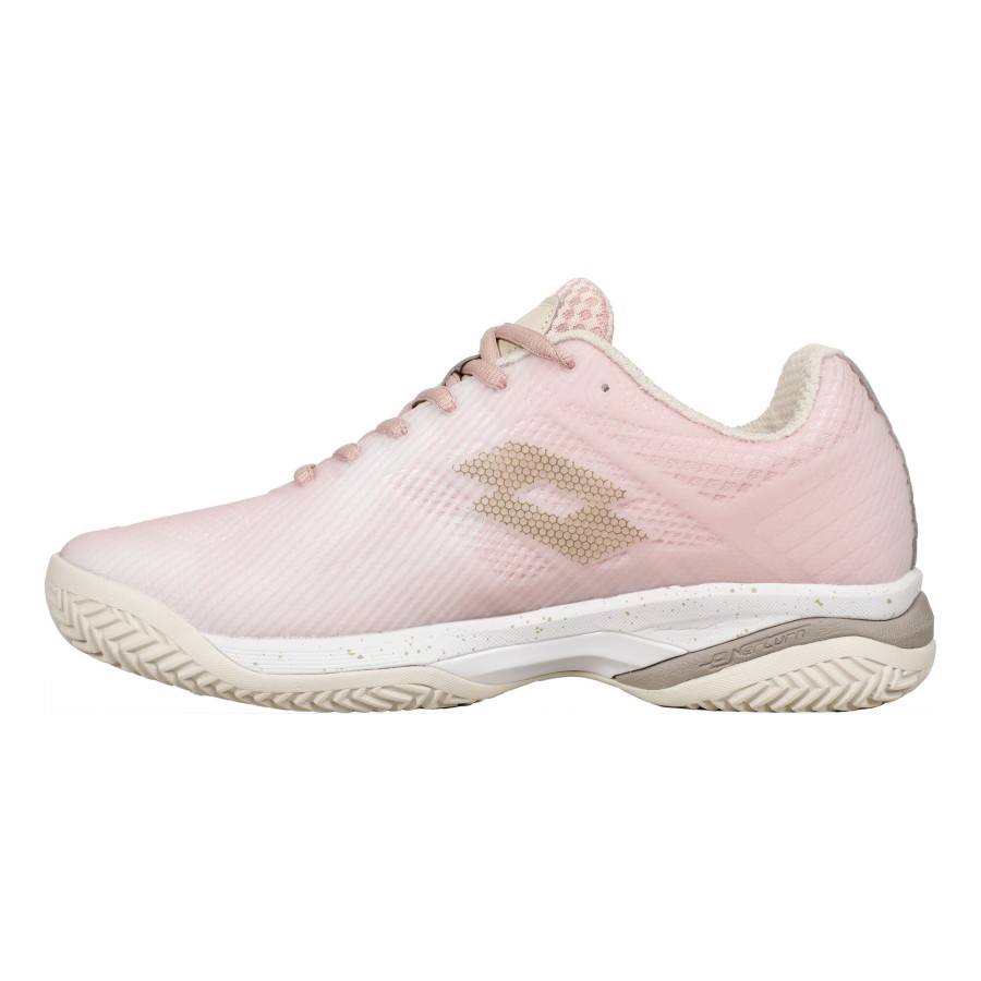 Tennisschoenen Lotto | Mirage 300 Iii Gravelschoen Dames Wit, Abrikoos