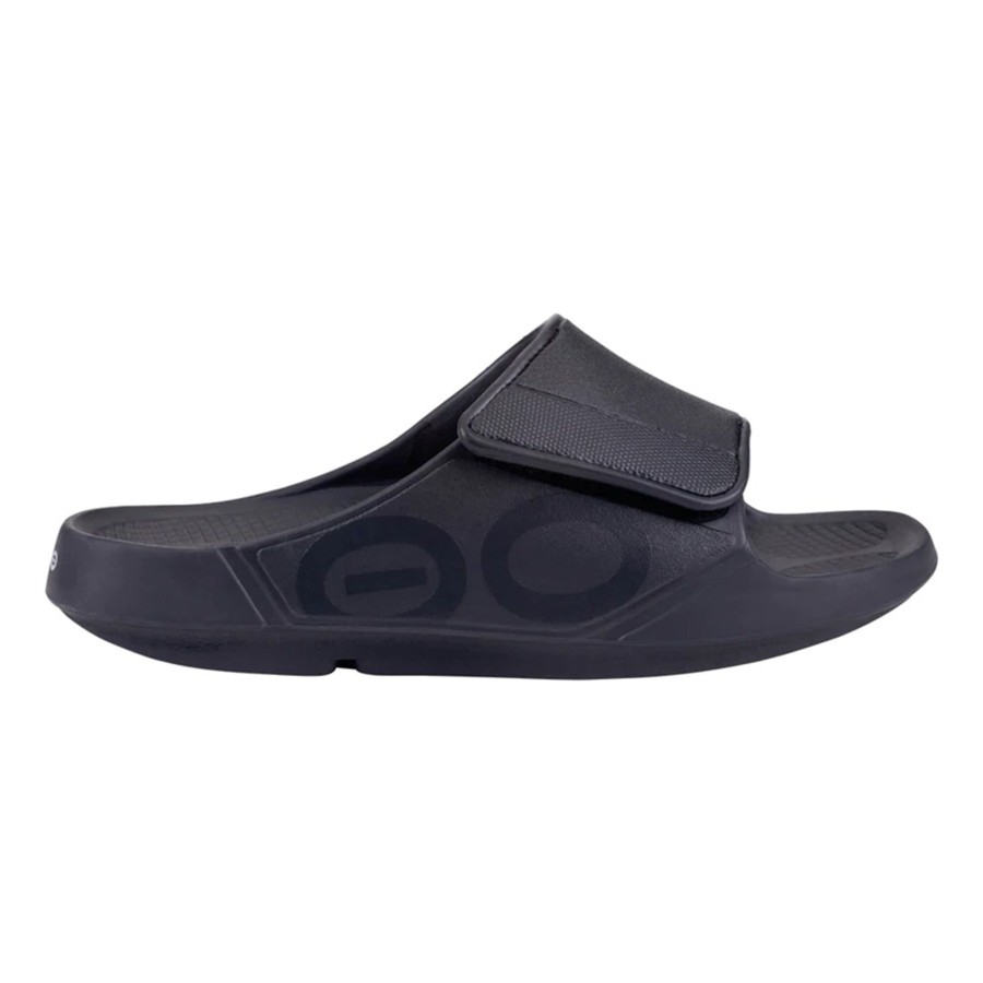 Tennisschoenen OOFOS | Ooahh Sport Flex Herstelschoenen Zwart_Mat