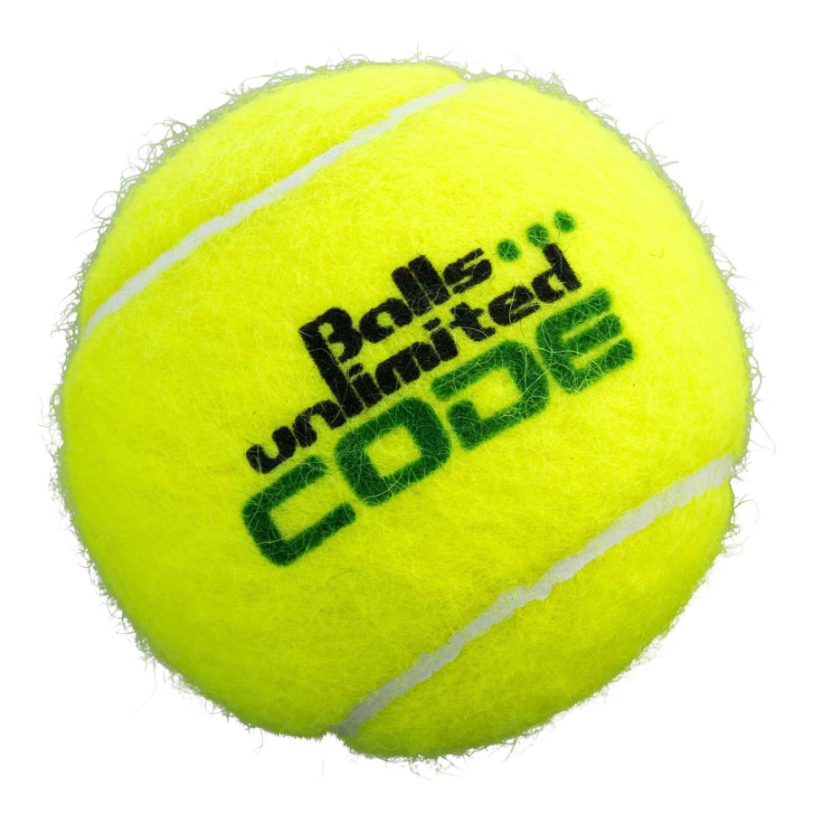 Tennisballen Balls Unlimited | Code Green Zak 60 Stuks Plus Ballenemmer