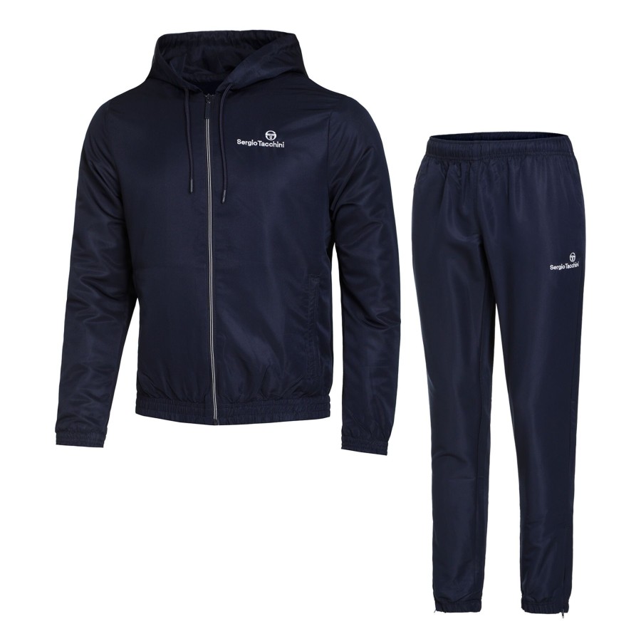 Tenniskleding Sergio Tacchini | Carson Trainingspak Heren Donkerblauw