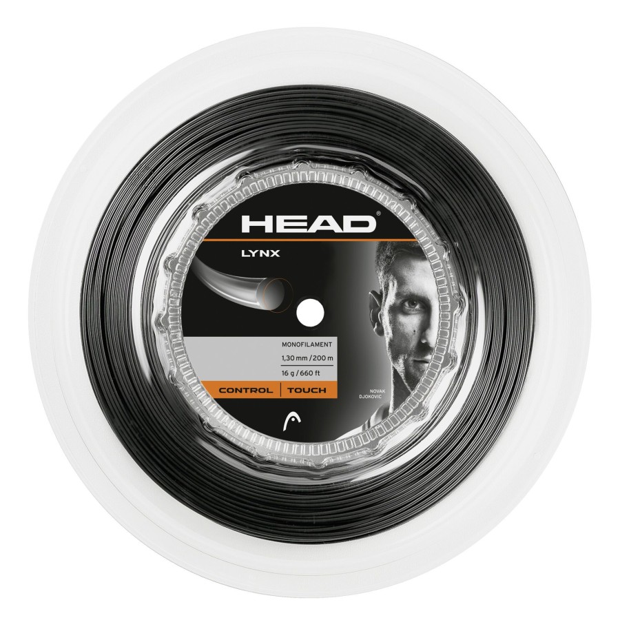 Tennissnaren HEAD | Lynx Rol Snaren 200M Antraciet