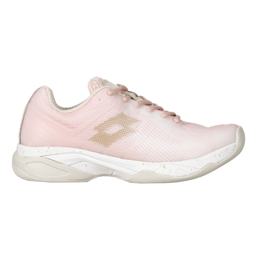 Tennisschoenen Lotto | Mirage 300 Iii Tennisschoen Tapijt Dames Wit, Abrikoos