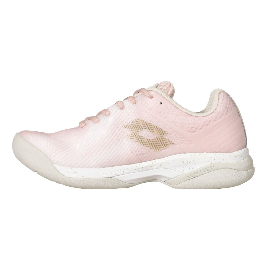 Tennisschoenen Lotto | Mirage 300 Iii Tennisschoen Tapijt Dames Wit, Abrikoos