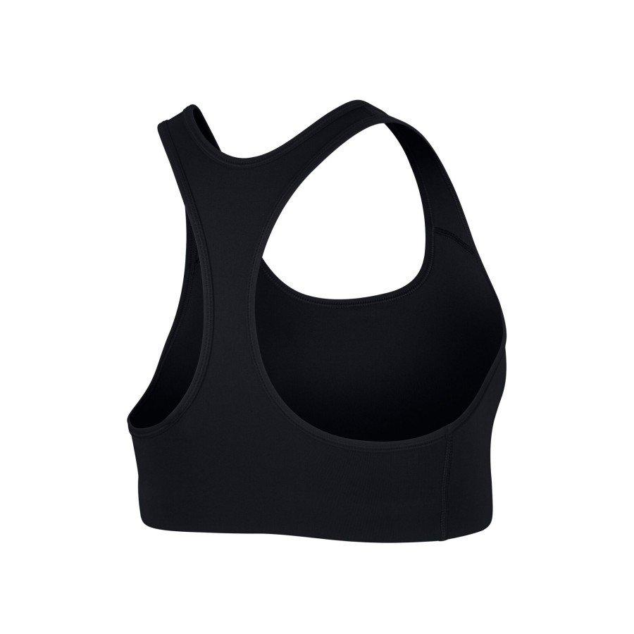 Tenniskleding Nike | Swoosh Sport-Bh Dames Zwart, Wit